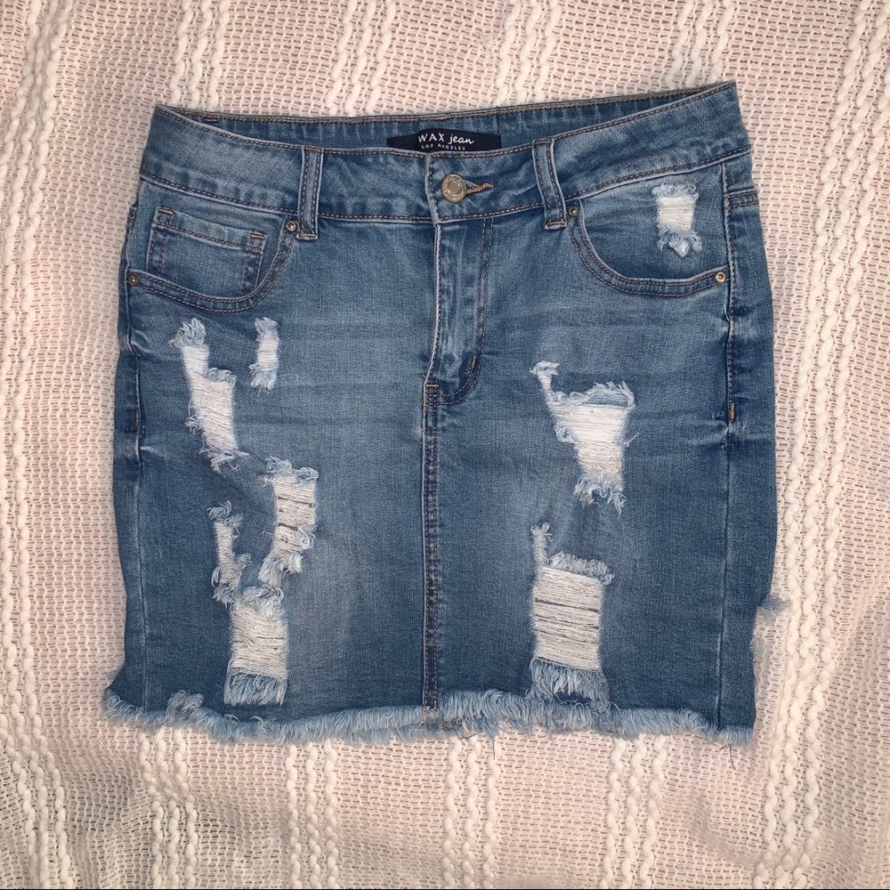 Blue denim Jean skirt 💕